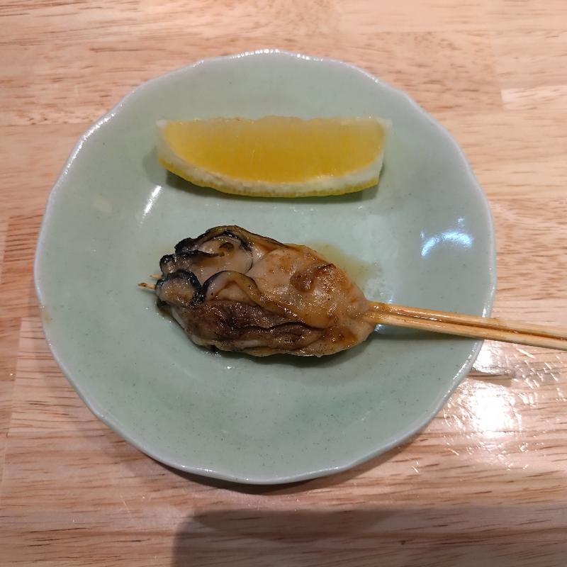 カキ串焼き(大衆酒場 といろ)
