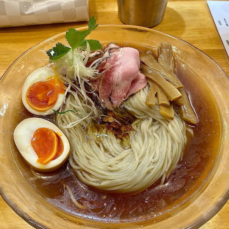 冷やししょうゆ 特製とろ玉子(麺通処 日加月)