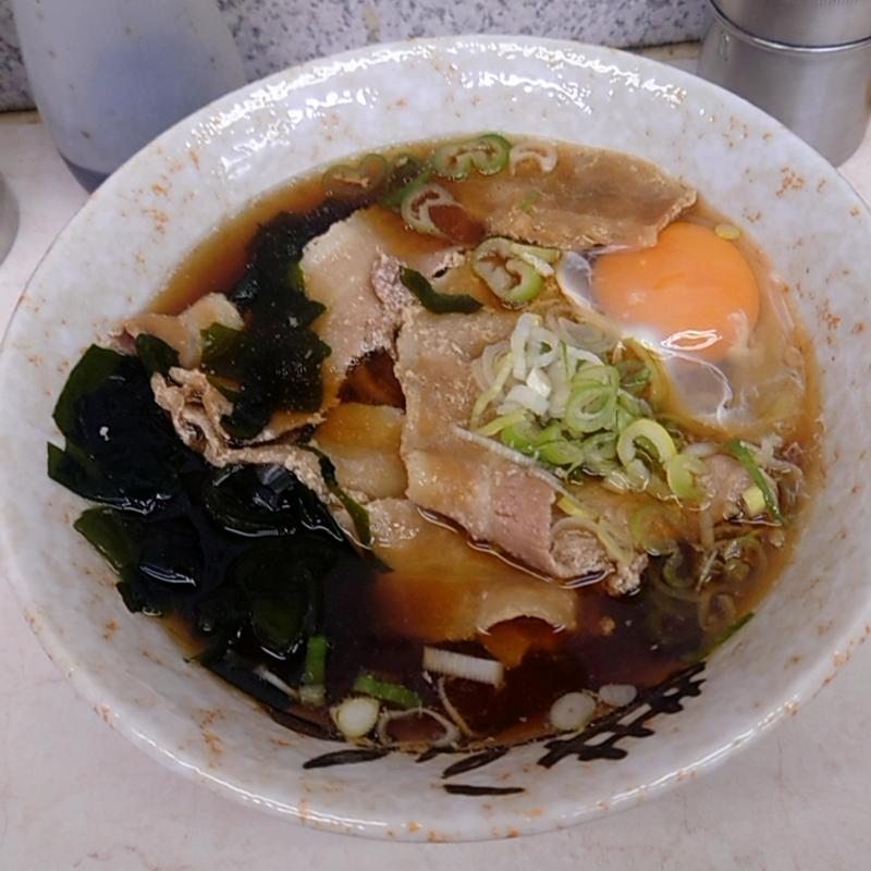 肉そば＋玉子(みまつ )