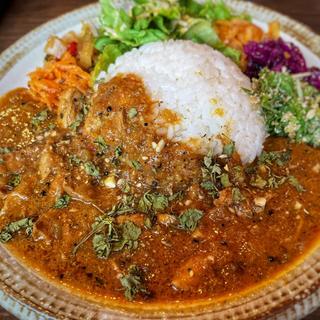 カレー2種盛り(042CURRYBASE（ゼロヨンニカリィベイス） スパイスカレー専門店)