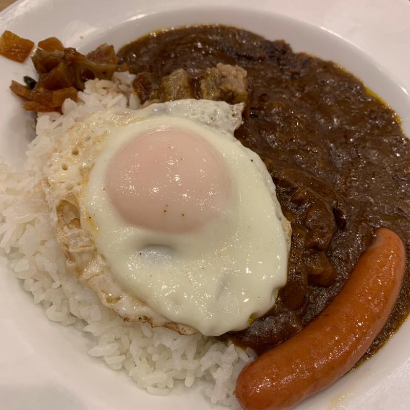 ソーセージエッグ欧風牛タンカレー(並)(松屋 上板橋店 )