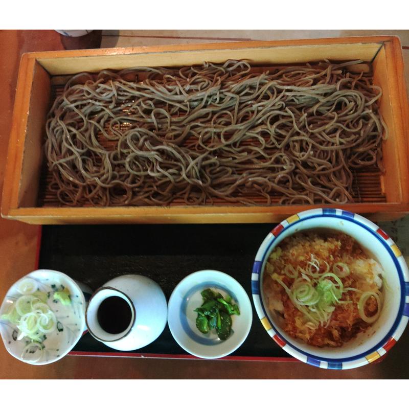 板そばとオリジナルめし(そば処 竹庵 （そばどころ ちくあん）)