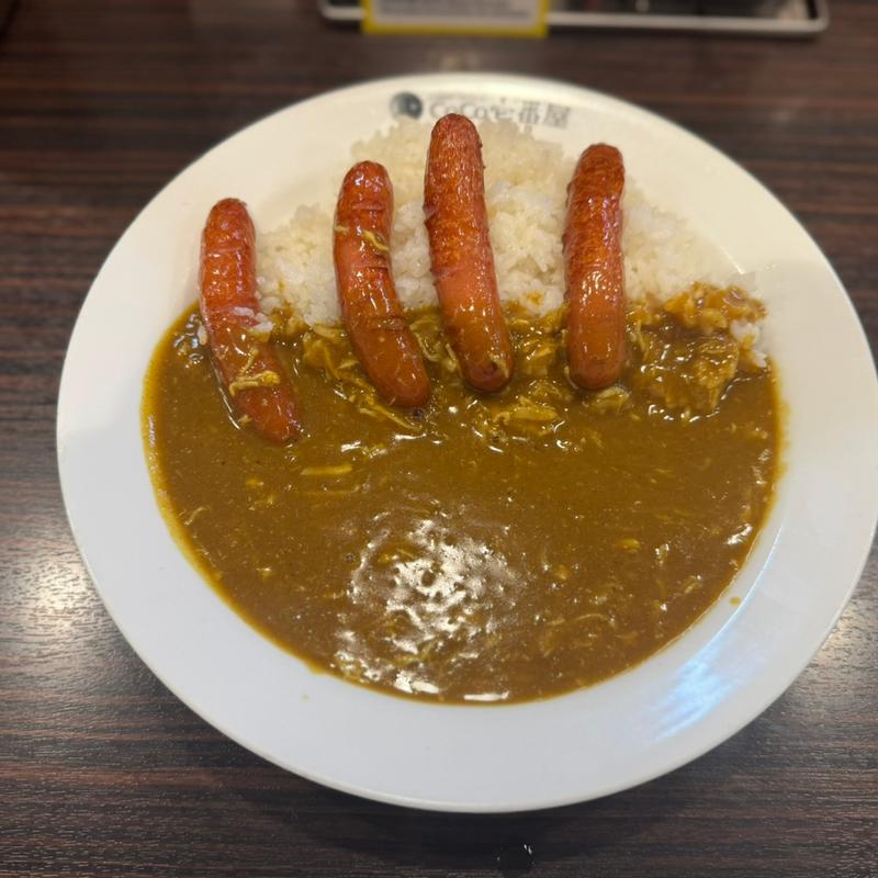 チキンにこみカレー+ソーセージ2本(カレーハウスCoCo壱番屋 東新宿駅前店)