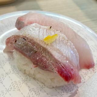 鹿児島県産 かんぱち食べ比べ(はま寿司 生野巽北店)