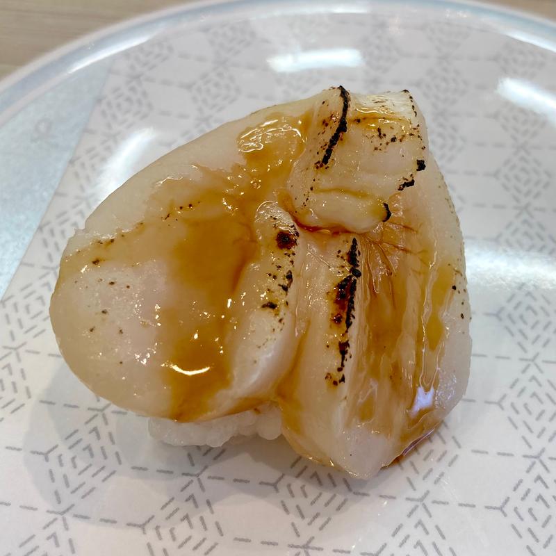 炙りたいら貝 焦がし醤油(はま寿司 生野巽北店)