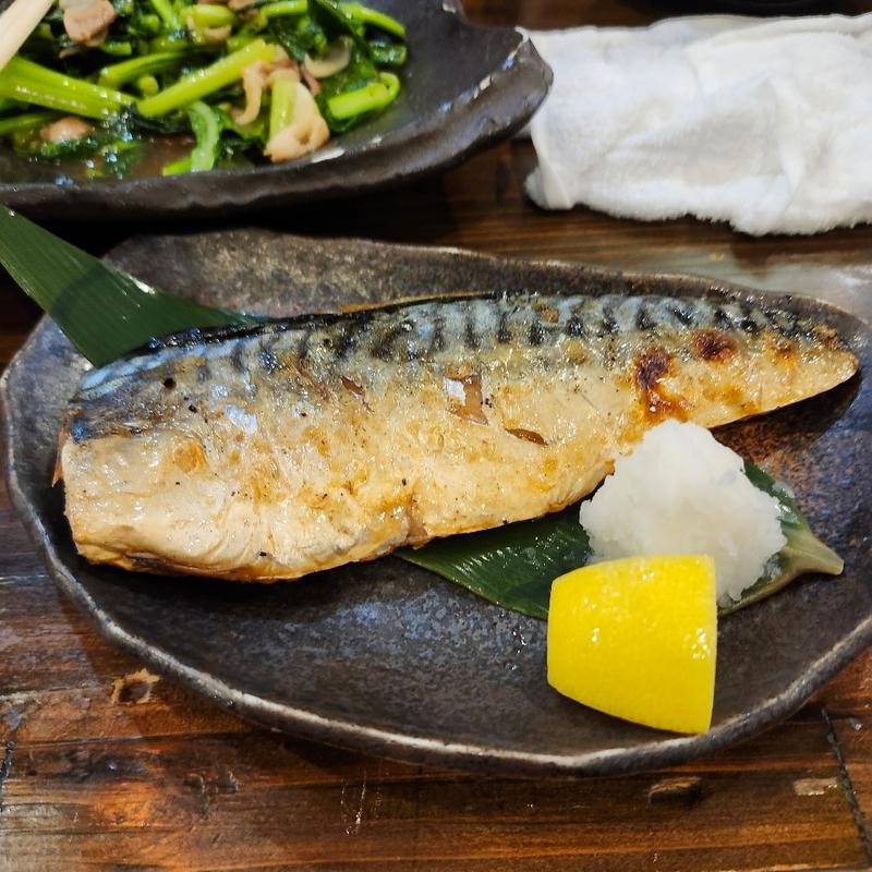 とろサバ塩焼き(居酒屋 くぅ)