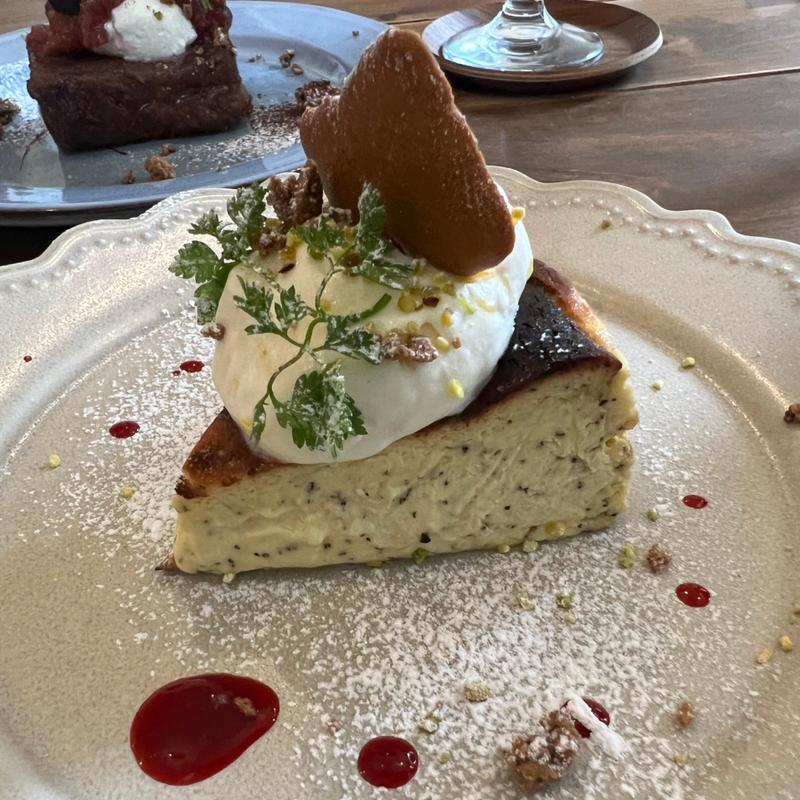 オレンジクリームのアールグレイチーズケーキ(Cafe 2u)