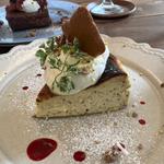 オレンジクリームのアールグレイチーズケーキ