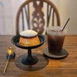 プリン アイスコーヒー