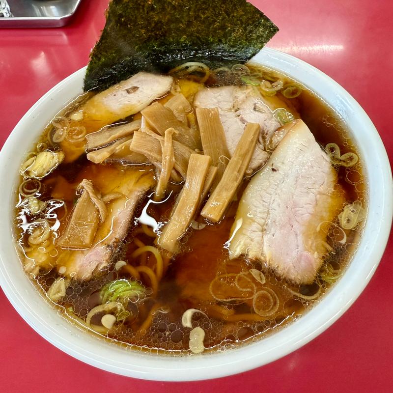 ネギチャーシューメン大盛(笹舟)