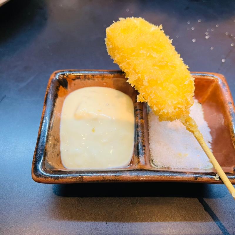 串揚げチーズ(麺どころ千屋)