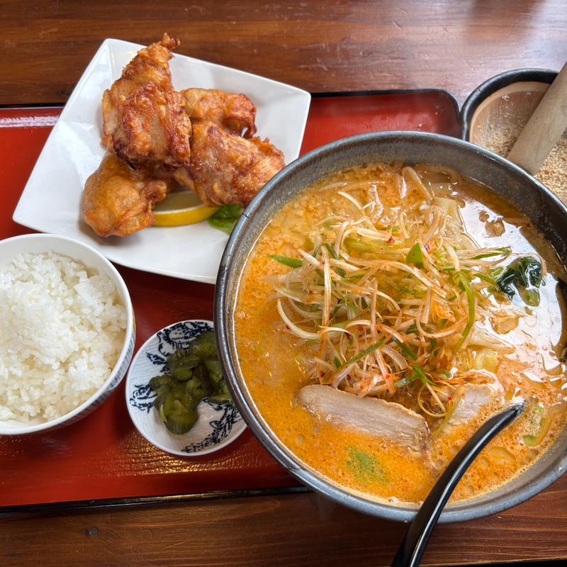 背脂げんきらーめん(らーめん　げんき屋 友部本店)