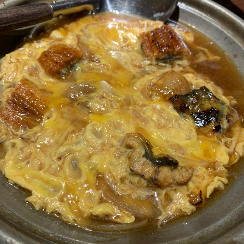 うなぎ玉子とじ(清龍 池袋西口店)