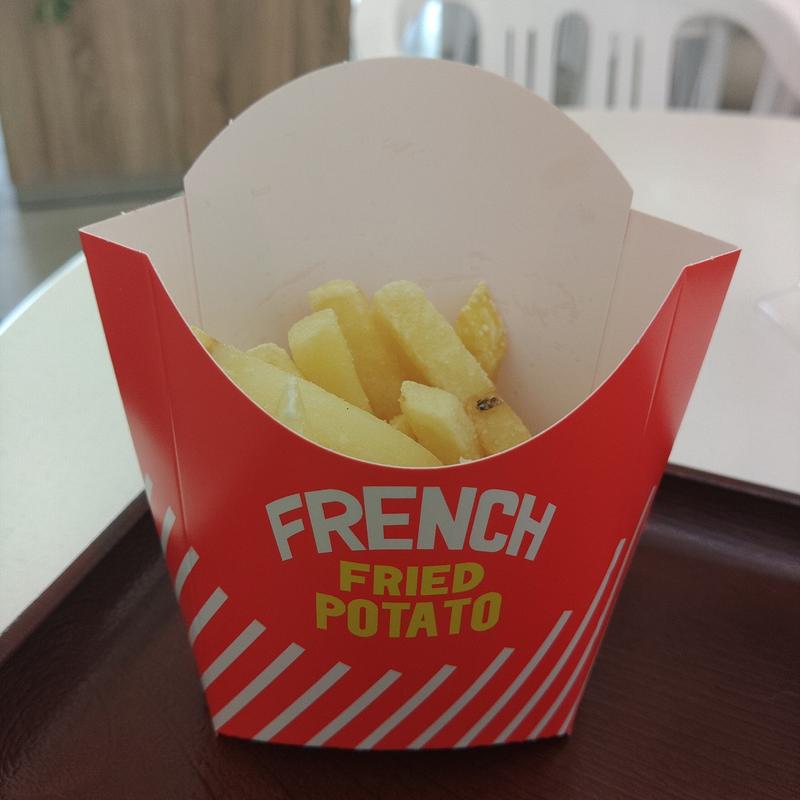 番屋の塩ポテト(道の駅たのはた 思惟の風　ファストフード)