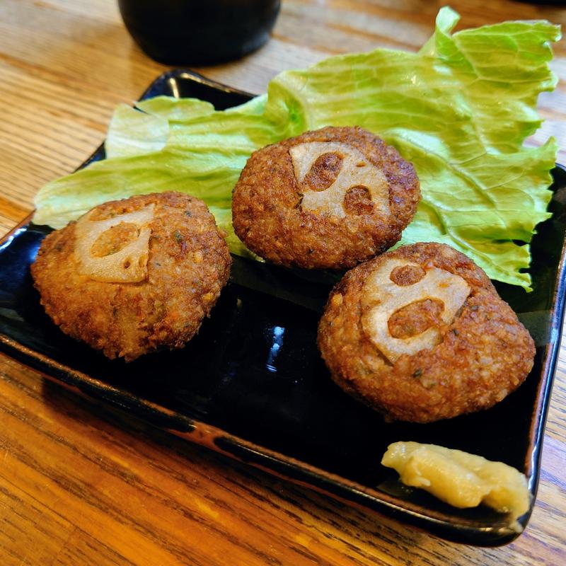 レンコンつくね(博多ラーメン ばりこて)