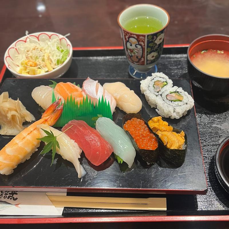 にぎり定食(とよや セントシティ11階店)