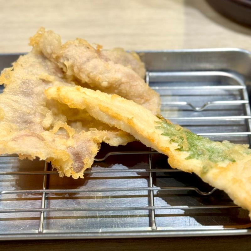 肉天定食(博多天ぷら たかお ジョイナステラス二俣川店)