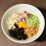 冷まぜ麺/煮干