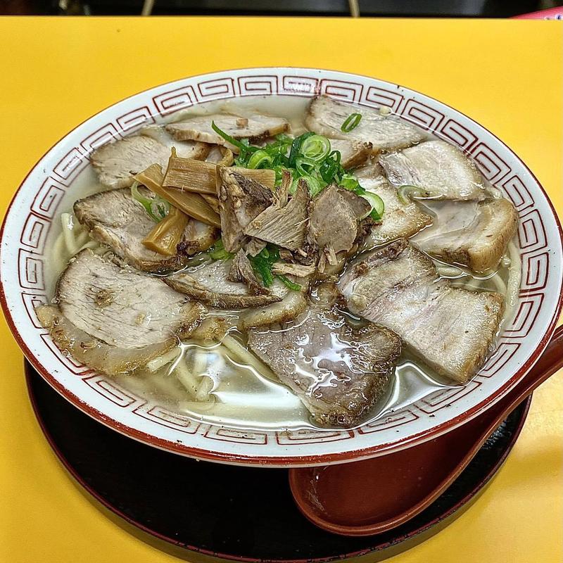 塩チャーシュー 大 太麺(中華そば トライ)