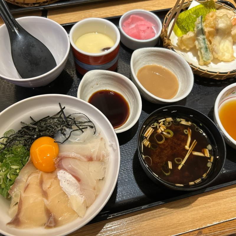 宇和島風鯛めし膳(和食さと 今宿店)