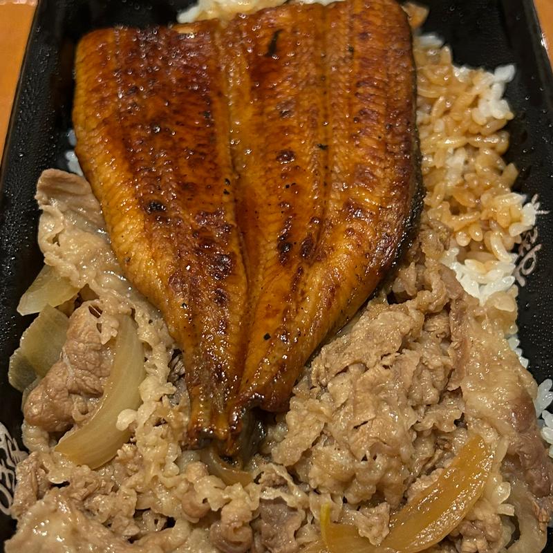 うな牛 ごはん大盛り(すき家 307号枚方津田西店 )