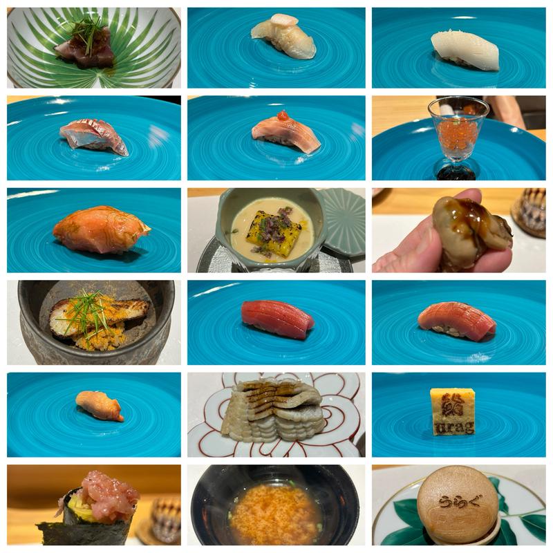 ランチ握りコース(鮨urag)