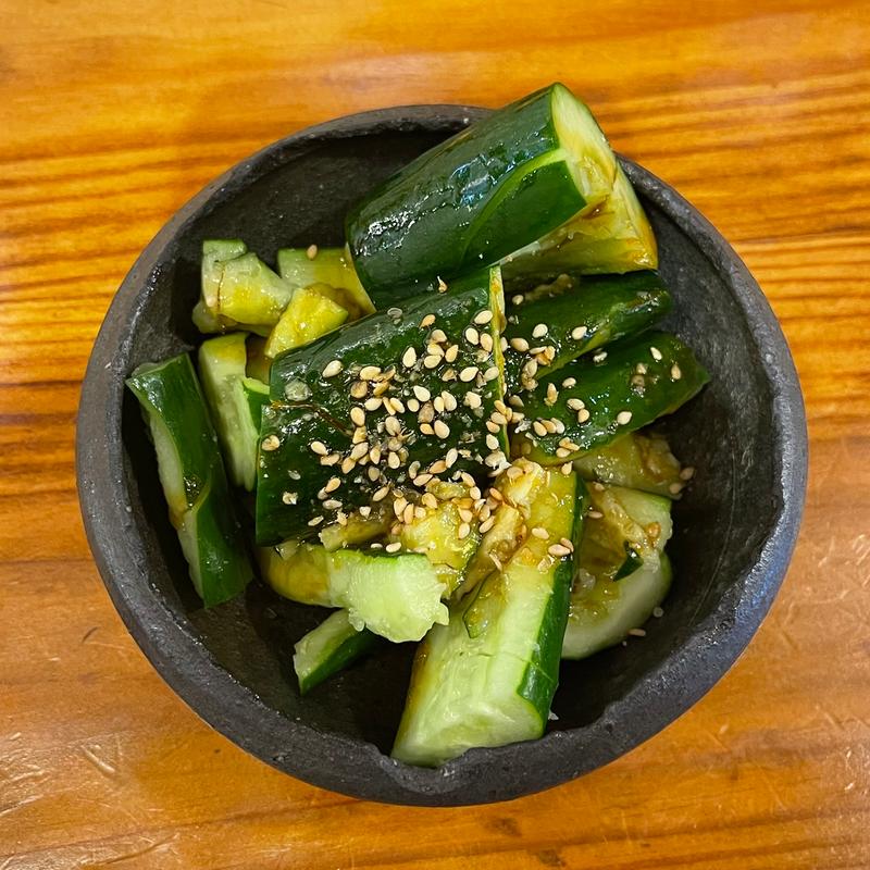 タタキきゅうり(大衆酒場 うおまるスタンド 福島店)
