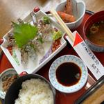 活車海老踊り刺身定食