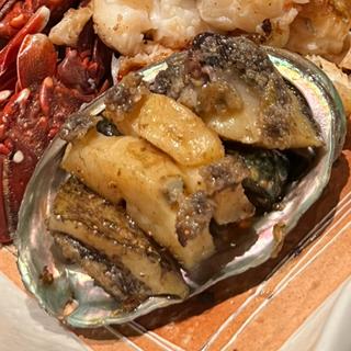 黒鮑バター焼