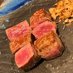 あか牛鉄板焼き（ミデアムレア）