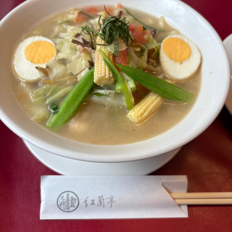 夏野菜のタイピーエン(紅欄亭)