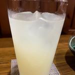 じゃばら酒ソーダ割り