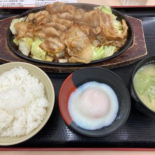 スタミナ焼　豚汁