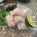 生ハモの焼き霜つくり