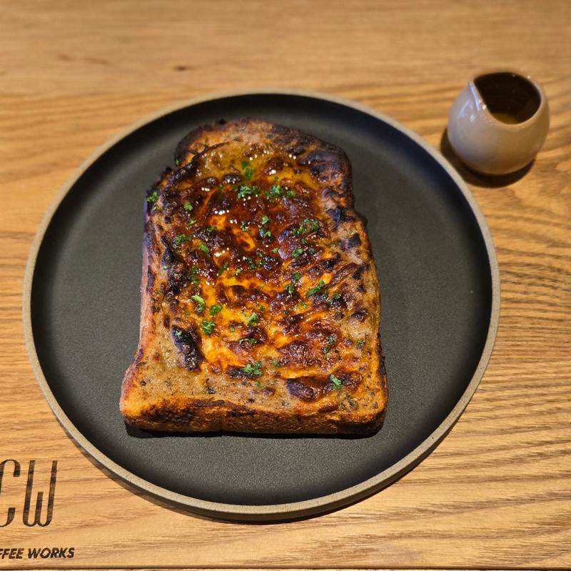 クロックムッシュ(サンワコーヒーワークス 本店)