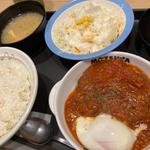 うまトマハンバーグ定食