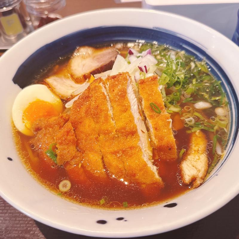 とりかつラーメン(三方らーめん　おお田 （おおた）)