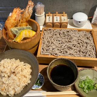 海老天盛り蕎麦セット