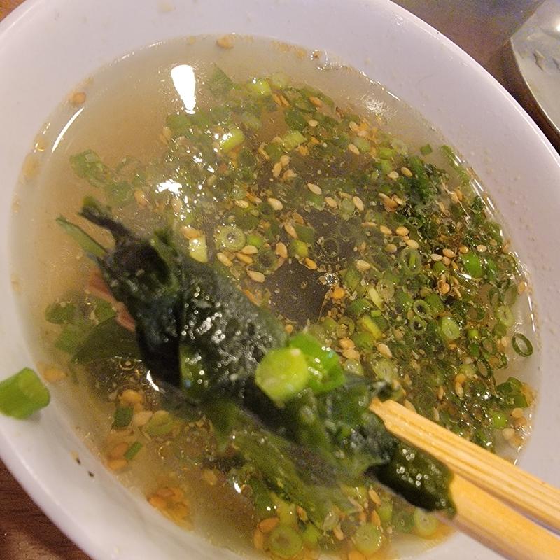 おかわり無料スープ(大阪焼肉・ホルモン ふたご 新橋本館)