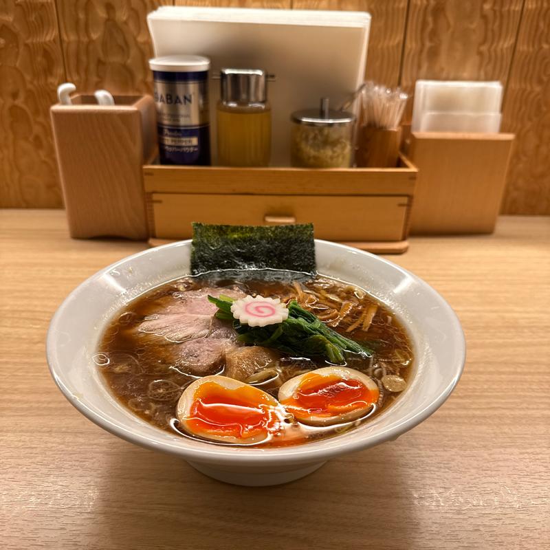 味玉醤油ラーメン(長岡食堂 東京ラーメン横丁店)