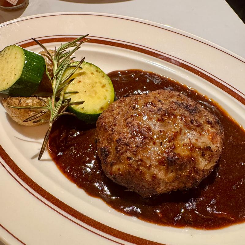 デミグラスハンバーグ（パン食べ放題）(italiancafe SEN℃ -センド-)