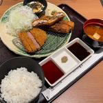 牛サーロインカツと鰻カツ膳