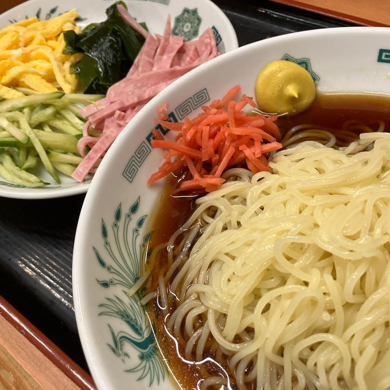 黒酢しょうゆ冷やし麺(日高屋 小田急マルシェ永山店 )
