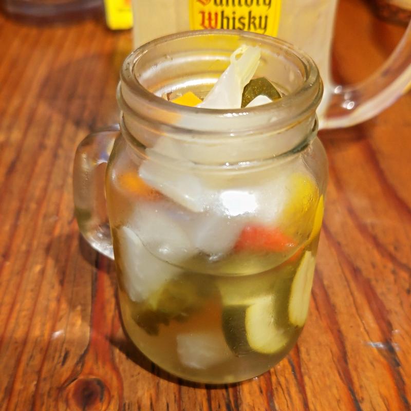 自家製ピクルス(野毛ビストロZIPスタンド)