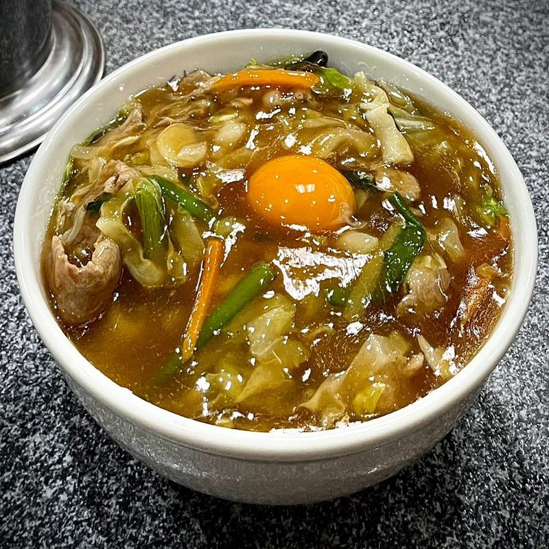 スタミナ丼セット(生駒軒)