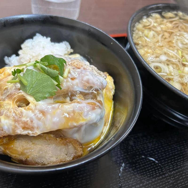 カツ丼セット(おそば 天かめ 門前仲町店)