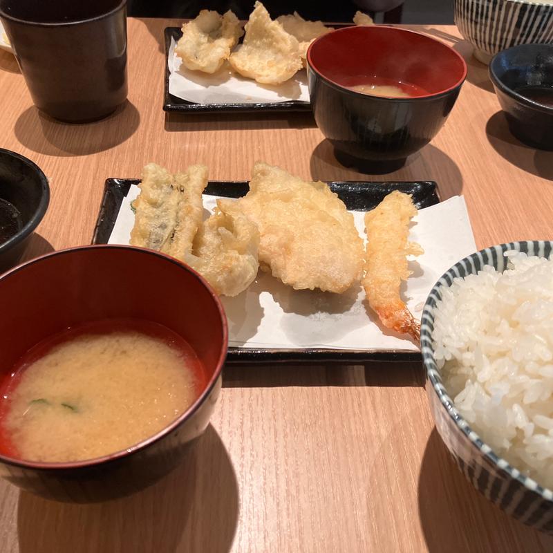 穴子定食(天ぷらとワイン 大塩 有楽町店)