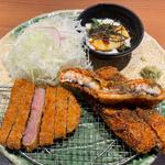 牛サーロインカツと鰻カツ膳