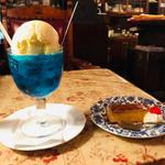 クリームソーダ ラピスラズリ プリン