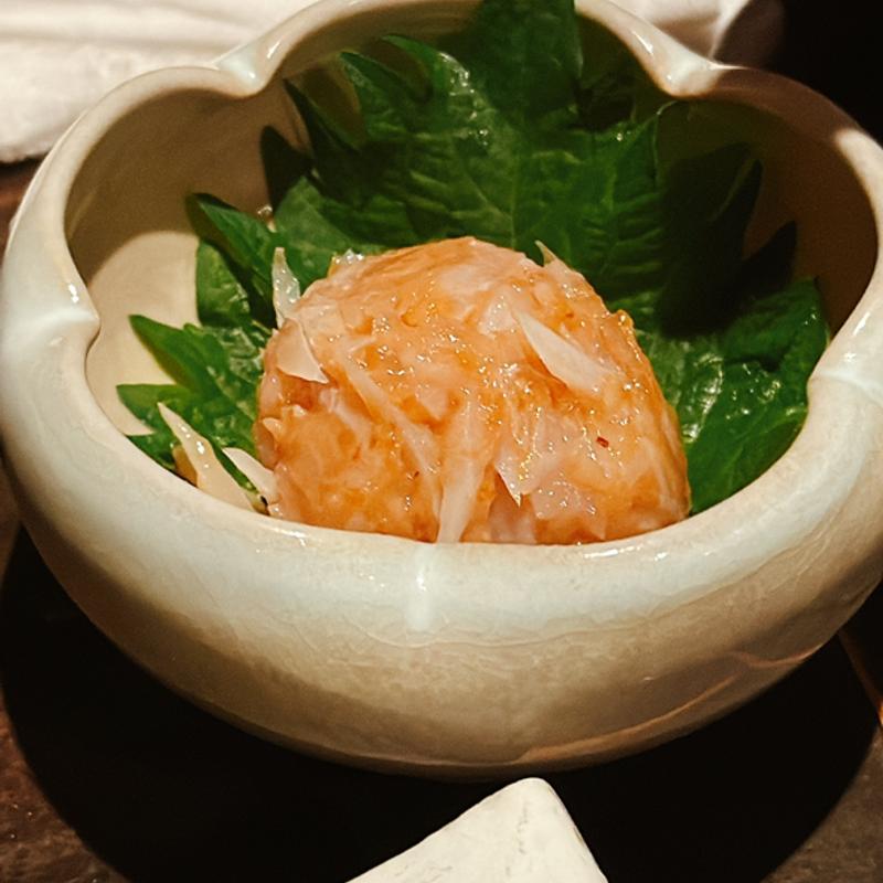 さめなんこつの梅肉和え(もぐら )